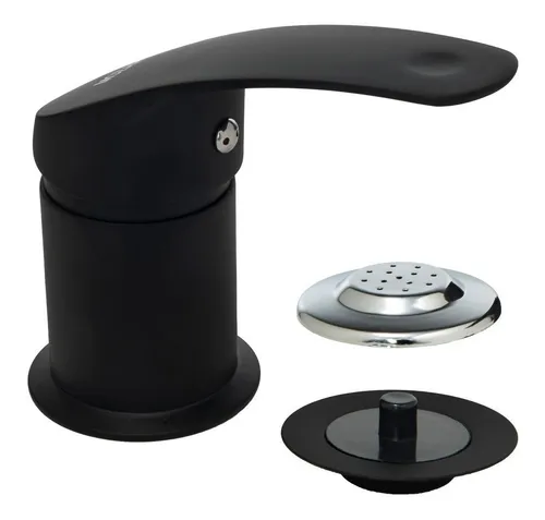 Griferia Bidet Monocomando Sin Transferencia 7419 Negra