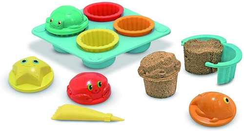 Melissa & Doug Sand Cupcakes Tartaletas De Arena
