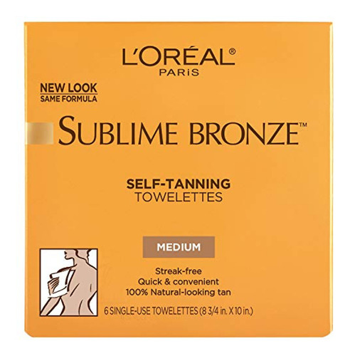 Bronceador  L'oreal Paris Sublime Bronze Toallitas Corporale