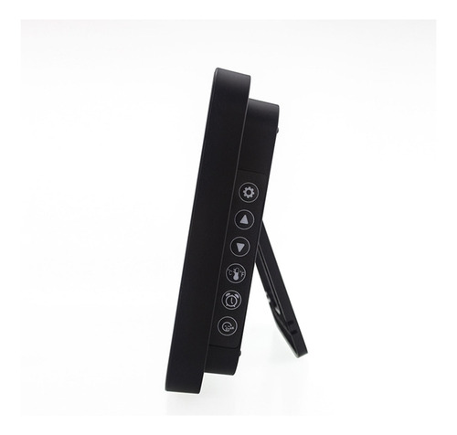 Digital Alarm Clock With Oscuro De Madera 20,1x12,4x2,6 Cm