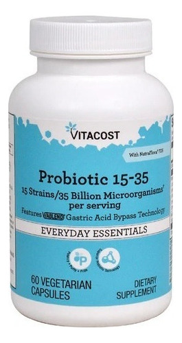 Probioticos 15-35 15 Cepas - 35 Billones De Ufc Por Porción