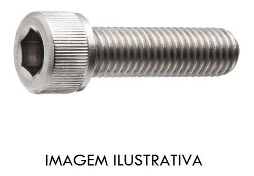 Parafuso Allen Cab Cilindrica Inox M5 X 8 C/ Arruelas 50 Un