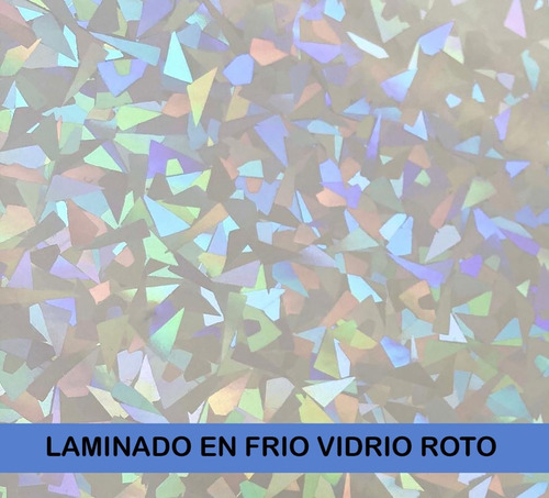 Laminado En Frio Diseño Vidrio Roto A4 25 Hojas 