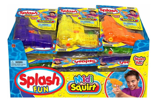 Juguete Pistola De Agua  Splash  x-222  Ptg