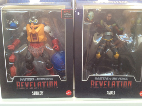 Lote De Andra Y Stinkor - Masters Of The Universe Revelation (Usado)