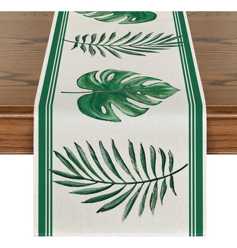 Artoid Mode Monstera Deliciosa Camino Mesa Decoracion Cocina