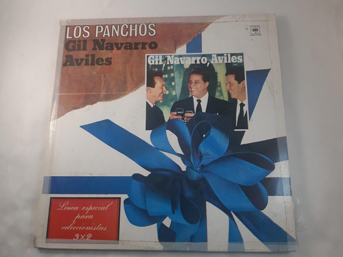 Vinilo Lp Los Panchos - Gil Navarro Aviles Usado - 3 Lps