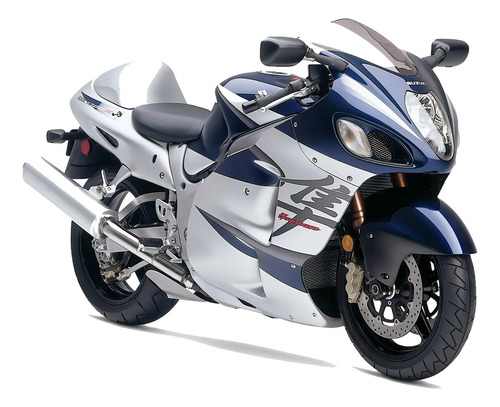 Kit Adesivo Emblema Gsx 1300r Hayabusa 2006 Preta E Prata Cor PADRÃO