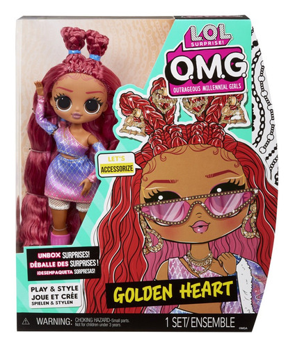 Muñeca Lol Surprise Omg Core Series 7 Golden Heart