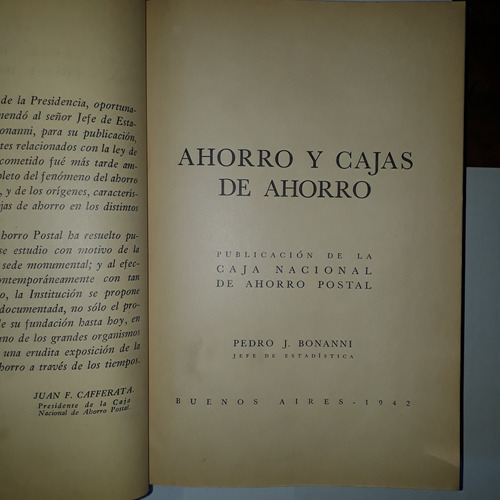 Ahorro Y Cajas De Ahorro Pedro J. Bonanni