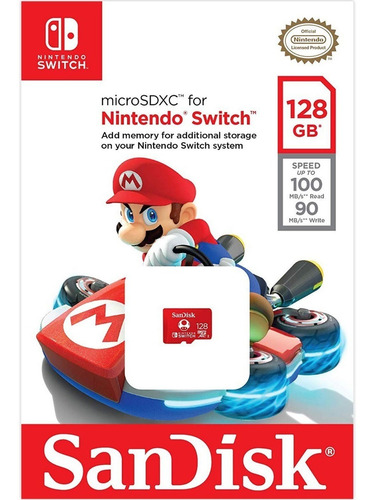 Memoria Micro Sd 128gb Sandisk P/ Nintendo Switch