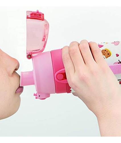 Botella Agua Niños 3d Acero 480ml Hello Kitty