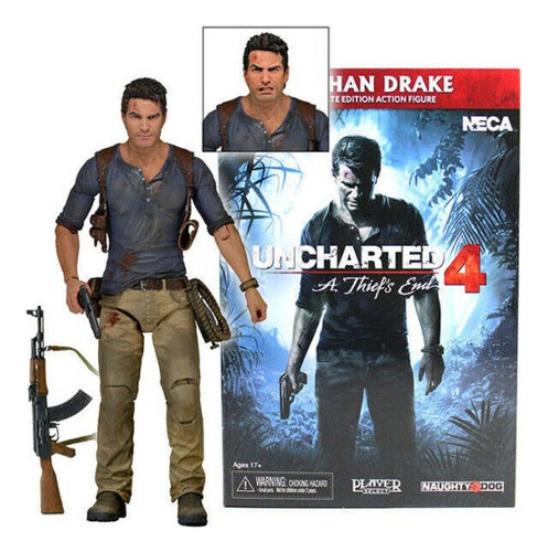 Figura De Juguete Uncharted 4 A Thiefs End De Nathan Drake [