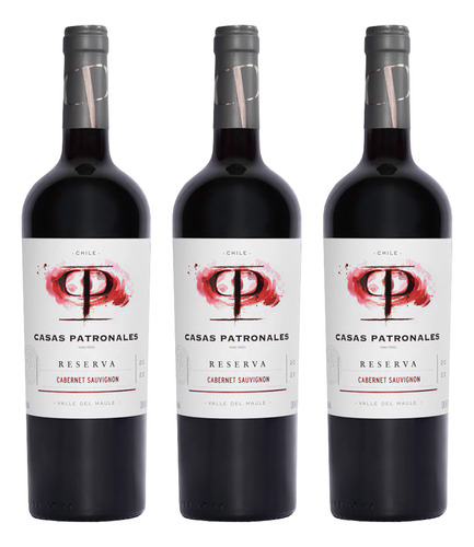 3 Vinos Casas Patronales Reserva Privada Cabernet Sauvignon