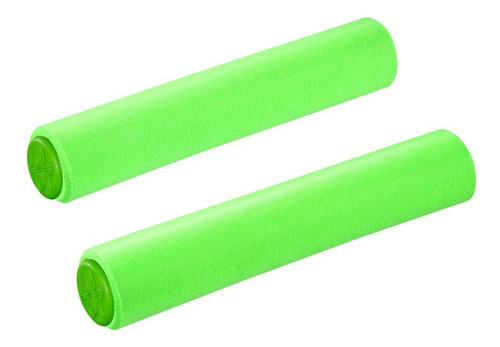 Puños Supacaz Siliconez Sl Mtb Color Verde Neón