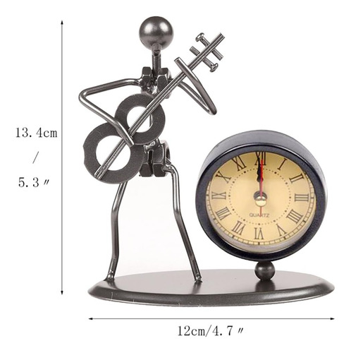 Clásico Vintage Old Fashion Iron Art Musician Home Office