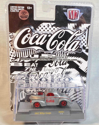 M2 Machines Coca-cola Willys Coupe 1941 Super Chase