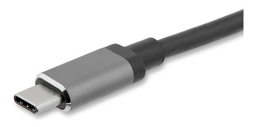 Adaptador USB-C a VGA/HDMI StarTech.com Negro 152.4 cm.