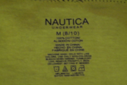 Duas Cuecas Boxer Nautica T 8 Infantil Boy
