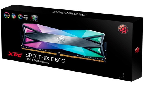 Memória Adata Xpg Spectrix D60g 16gb 3200mhz Ddr4 Cl16