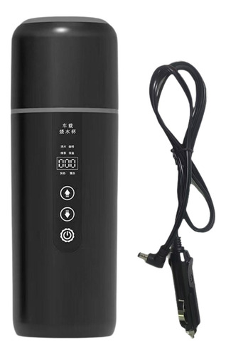 Taza De Viaje Con Calefacción Para Coche, 12 V, 24 V,
