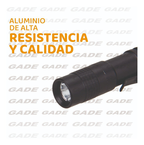 Imagen 7 de 10 de Linterna De Bolsillo Pocket Corta 1w Jieli