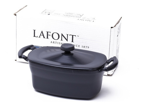 Olla Oval Hierro Fund Esmaltado Lafont Perilla Hierro 4,7lts Color Country