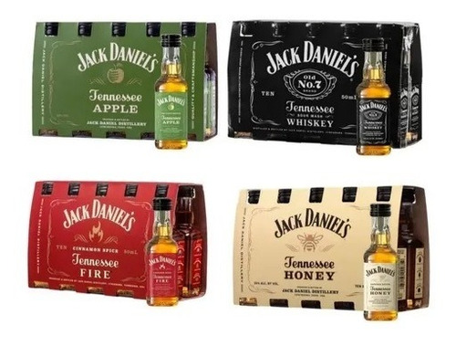 Miniaturas Whisky Jack Daniels 50 Ml // Envío Gratis