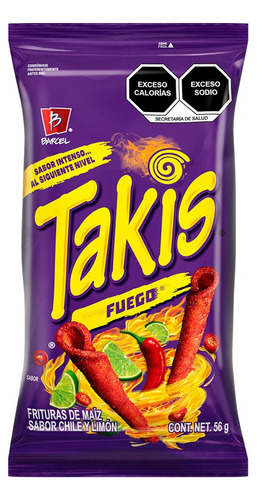 10 Pack Frituras Fuego Takis Barcel 56
