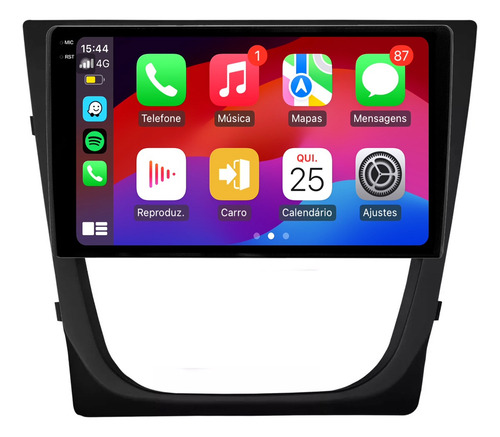 Multimidia Vw Saveiro G4 9p Android Carplay 4/64gb + Ré