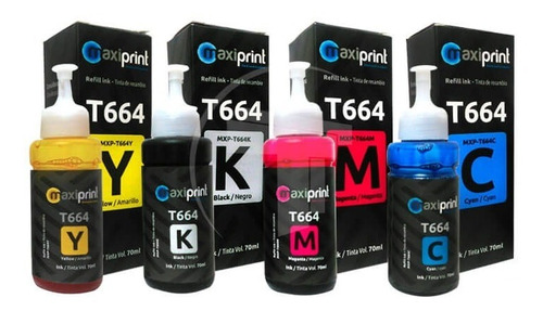 Tintas Genericas Maxiprint T664 Compatible Con Epson