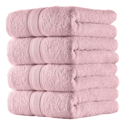 All Design Towels Toallas De Mano Rosas De Secado Rápido, 4 