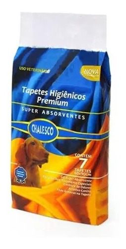 Tapete Higiênico Cães Premium 7 Unid Alta Absorção Chalesco