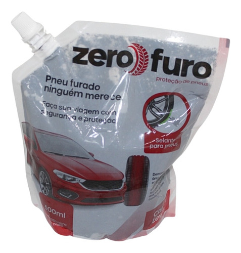 Selante Preventivo Contra Furos De Pneus 600ml Zero Furo