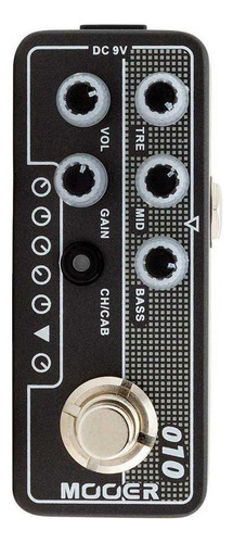 Micro Pedal Mooer Two Stones Pre-amp Mooer Color Negro