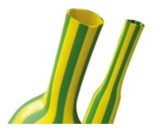 Etelec Tubo Termoencogible Color Amarillo/verde (barra 1m)