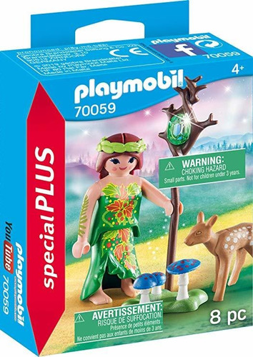 Pm Playmobil Hada Con Los Ciervos