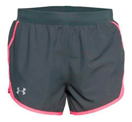 Short Under Armour Dama Ua Fly By 2.0 - Grey/pink