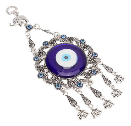 Imagen 2 de 10 de Adorno De Pared Turco De La Suerte Colgante De Ojo Azul CoLG