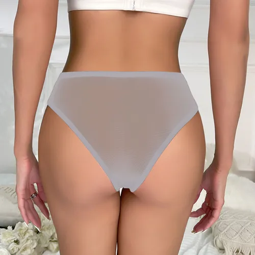 D Ropa Interior Sin Costuras Para Mujer Con Triangular Trans