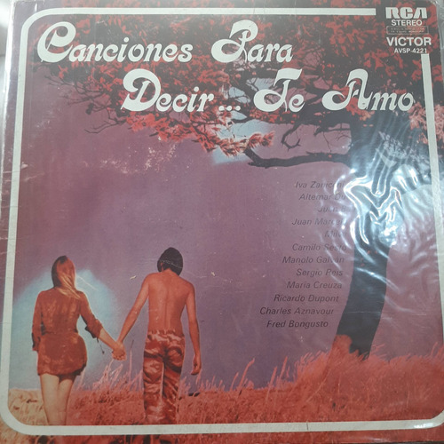 Vinilo Canciones Para Decir Te Amo Zanicchi Dutra Otros Cp2