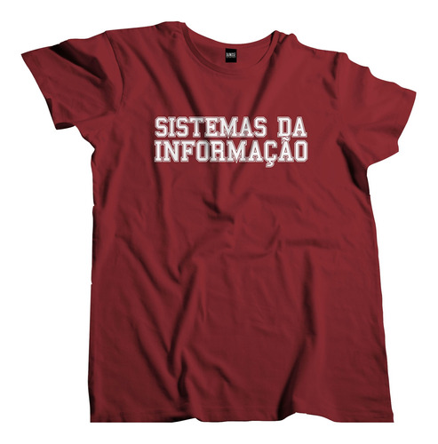 Camisa Masculina Curso Sistemas Da Informação Fac4