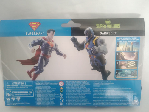 Imagen 2 de 2 de Superman Vs Darkseid Liga De La Justicia Spin Master