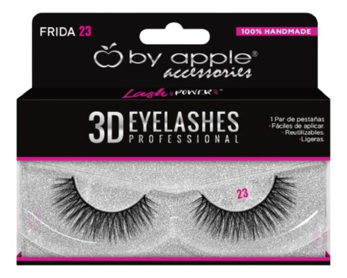 Pestañas Postizas 3d Profesionales By Apple 3d Eyelashes Color 23 Frida
