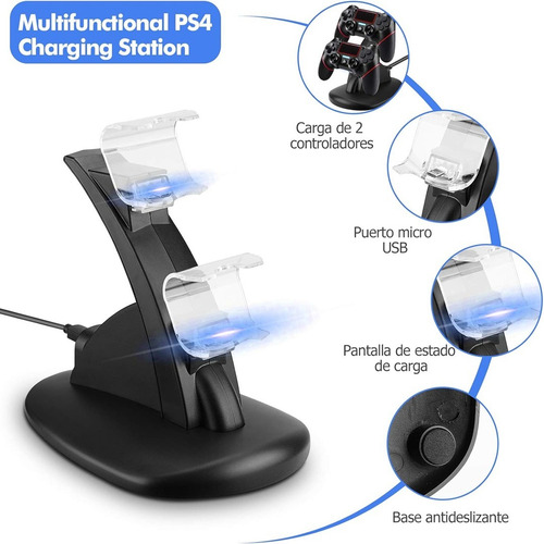 Cargador Mando Playstation 4 / Ps4 Slim Pro Dual Shock