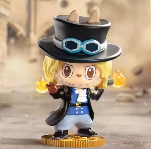 Lbb Labubu One Piece Pop Mart Série Monstros, Caixa