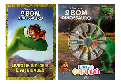 Livrinho para Colorir O Bom Dinossauro Grátis