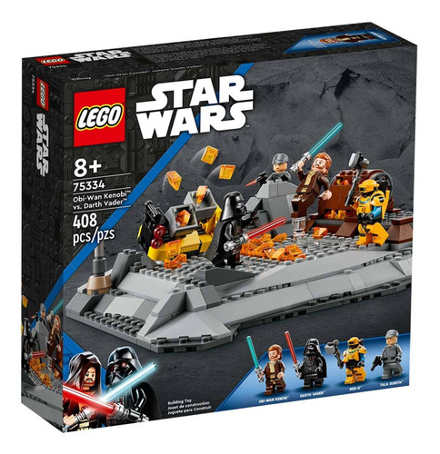 Lego Star Wars Obi-wan Kenobi Vs. Darth Vader + Envío