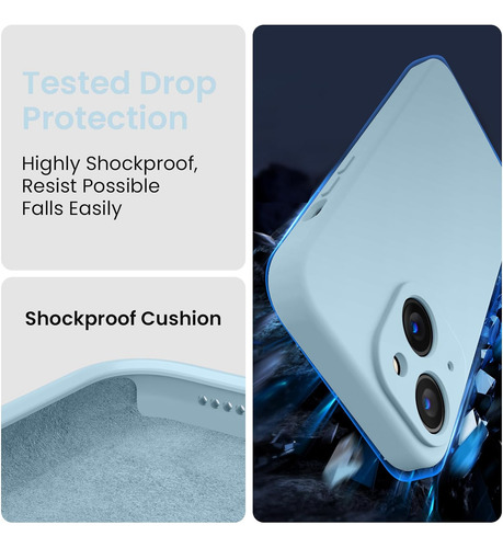 Funda De Celular Firenova, Para iPhone 15, Cielo Azul