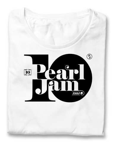 Remera De Mujer Pearl Jam Ten - 100% Algodón Pima Peruano